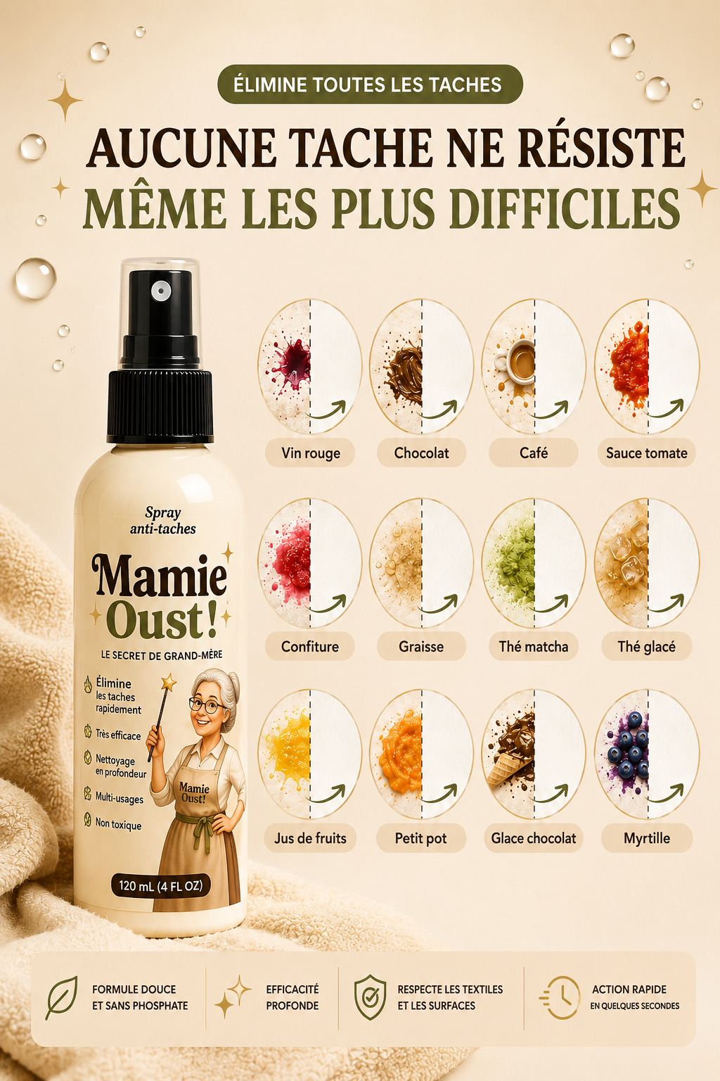 Mamie Oust Détachant instantané