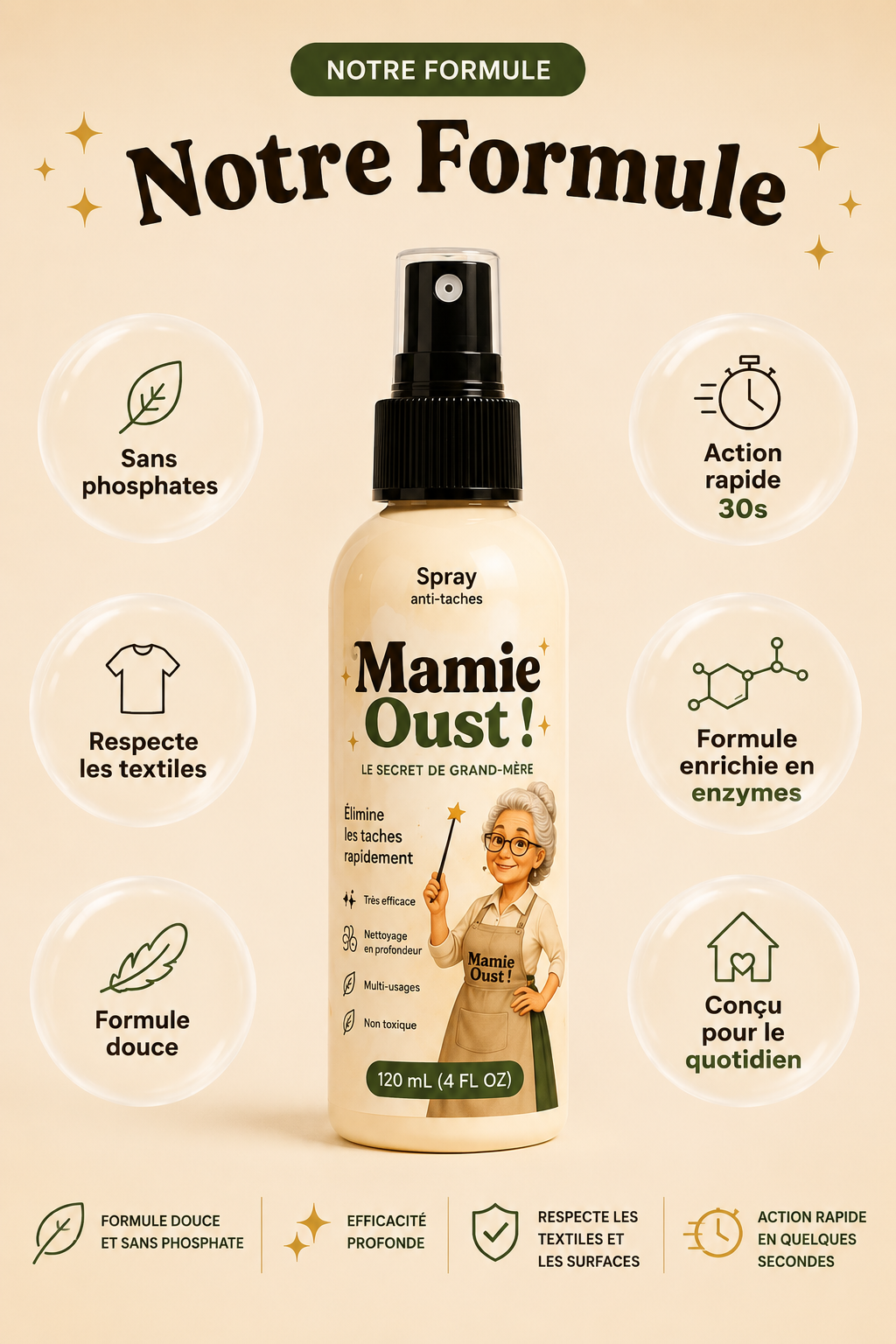Mamie Oust Détachant instantané