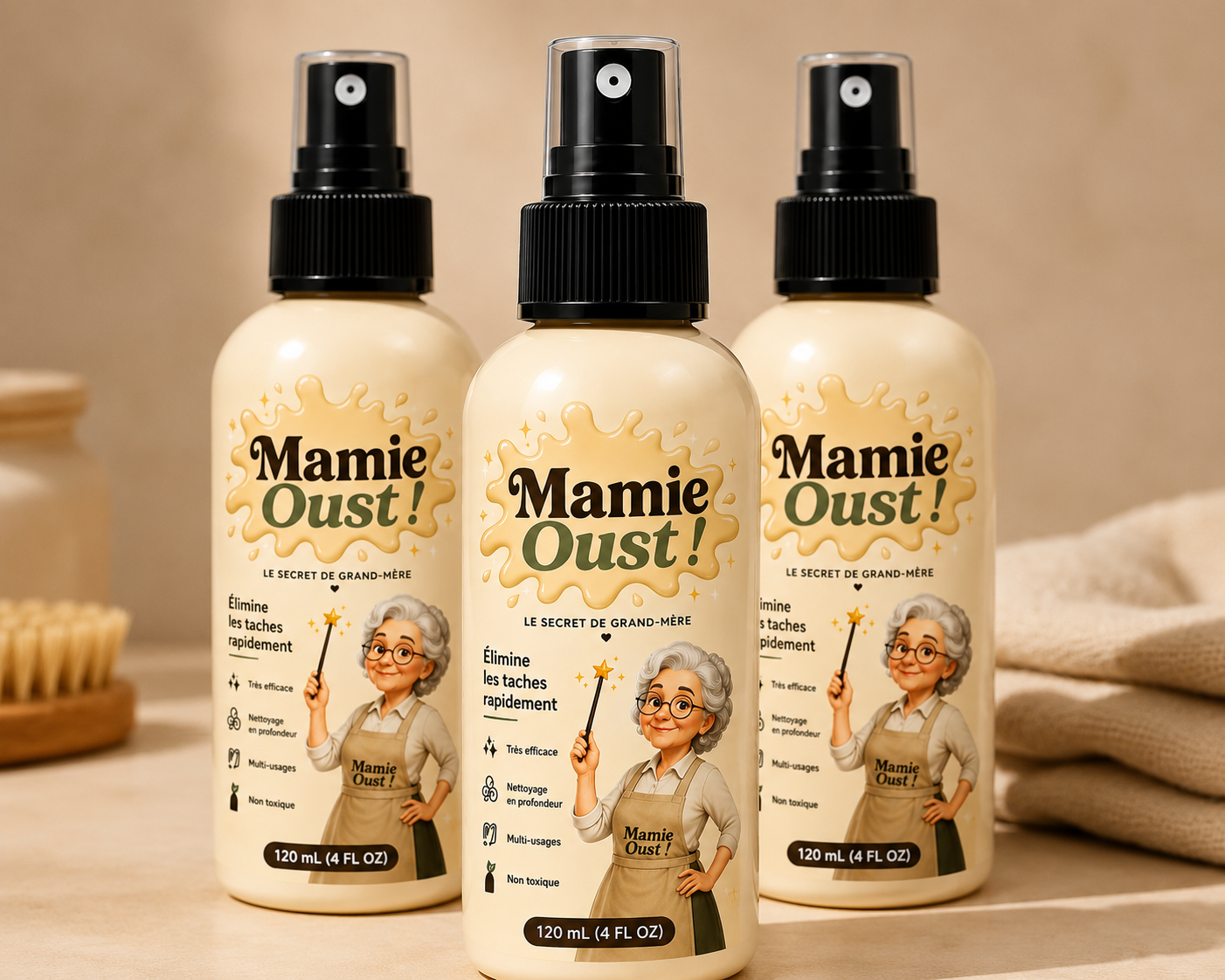 Mamie Oust — lot de 3 flacons