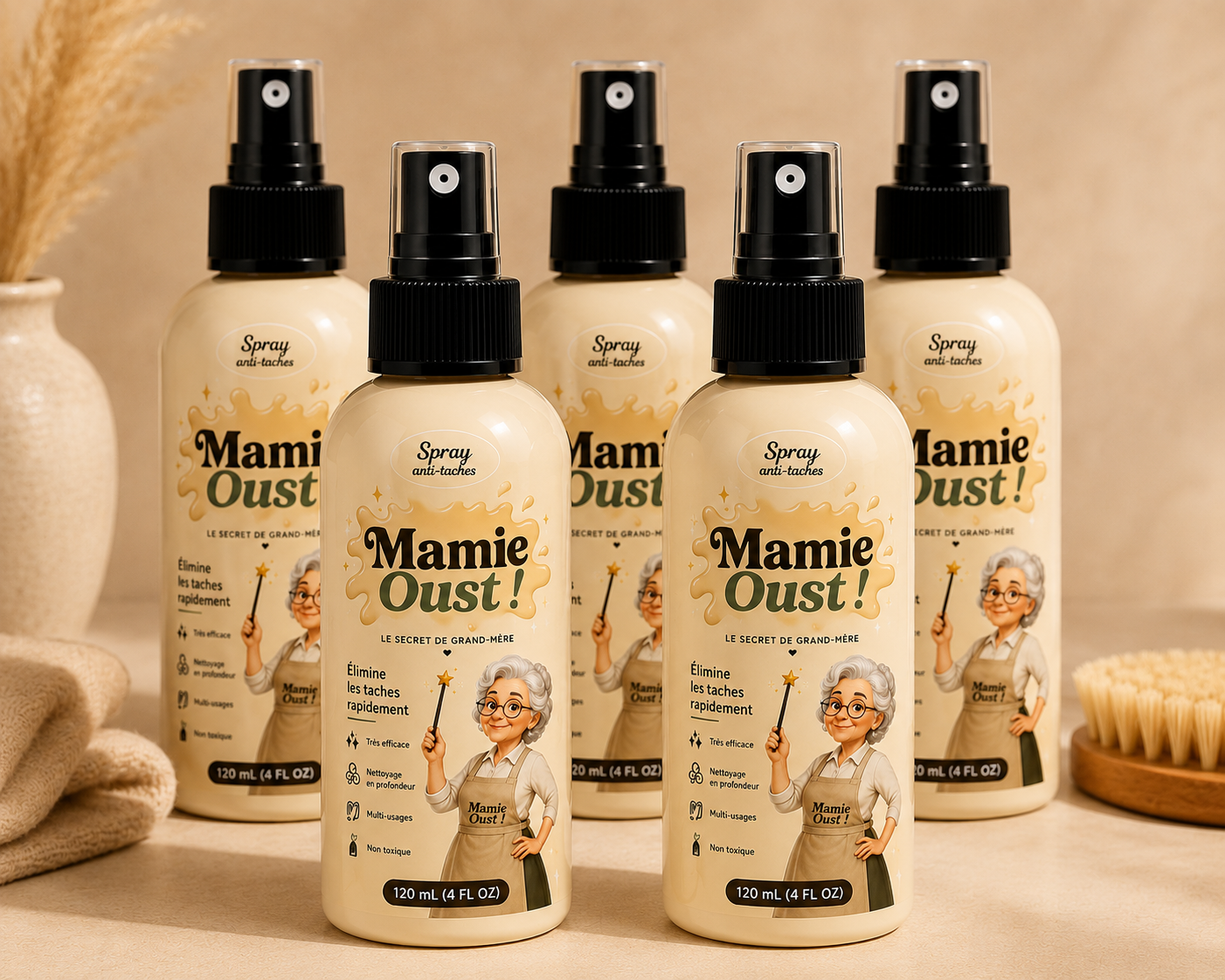 Mamie Oust — lot de 5 flacons